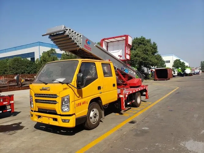 枞阳县附近云梯车出租 砂石搬运