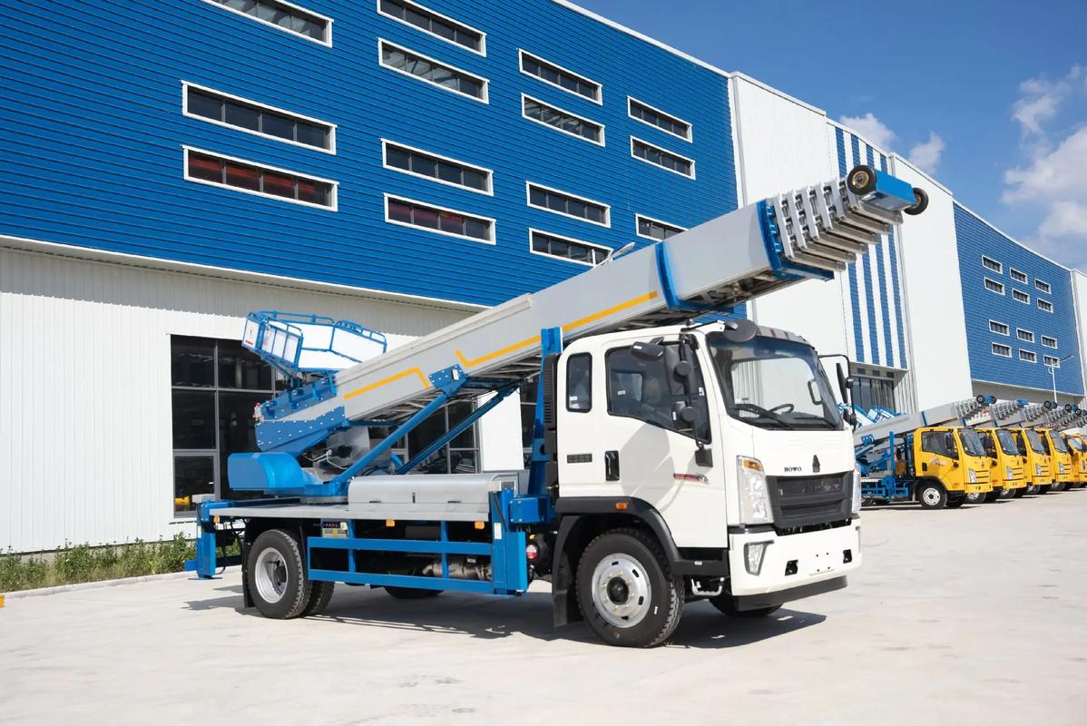 枞阳县出租云梯车高空作业车 建筑垃圾搬运